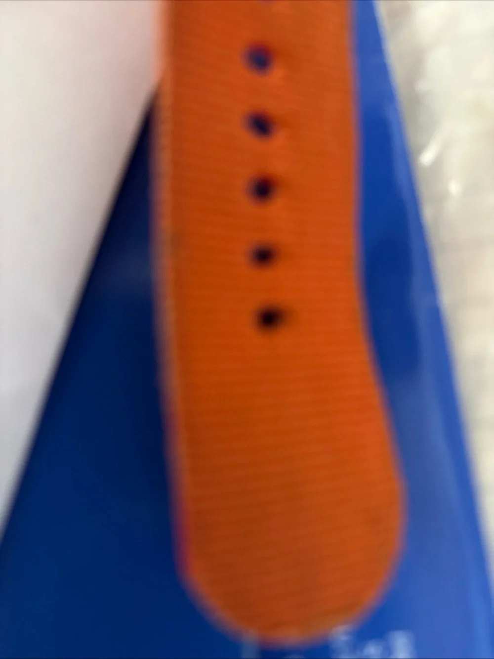Men's Orange Canvas wrist watch band by Diesel